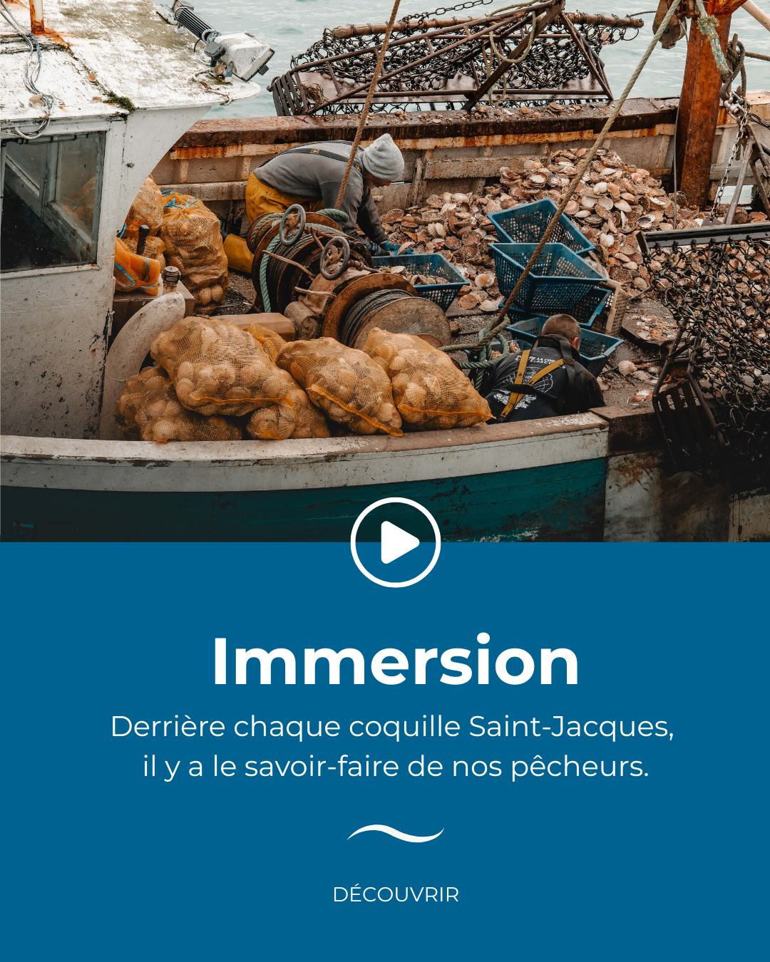 Immersion métiers de la pêche